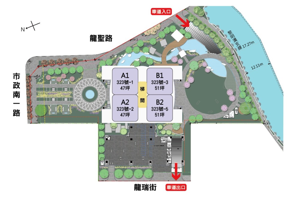雙橡園s1特區戶別分布圖