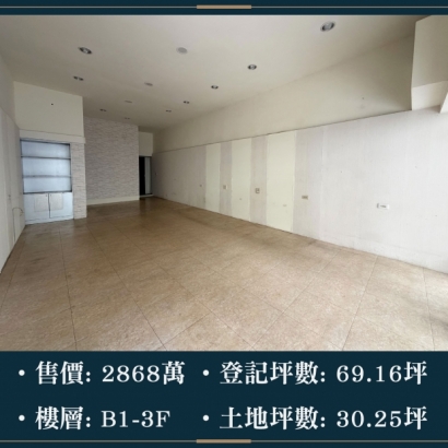 北平天津商圈透天店面|售價 2868萬